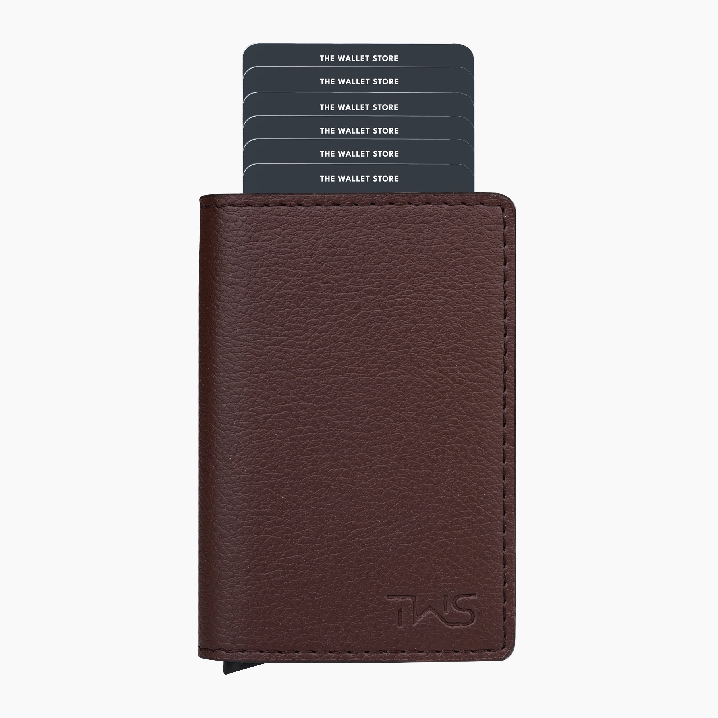 Vivid Vault RFID Protected Metal Cardholder - Brown