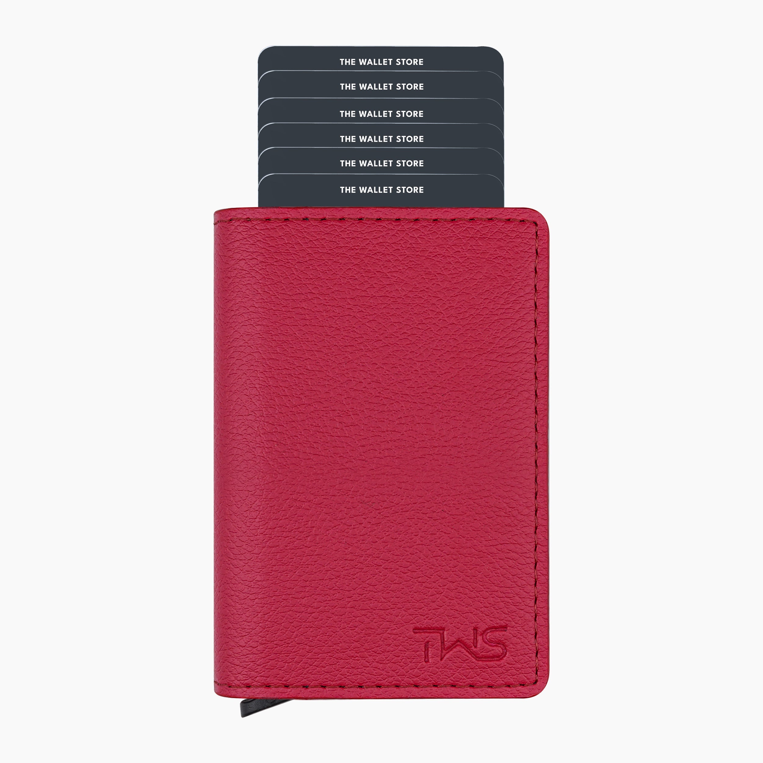 Vivid Vault RFID Protected Metal Cardholder - Red