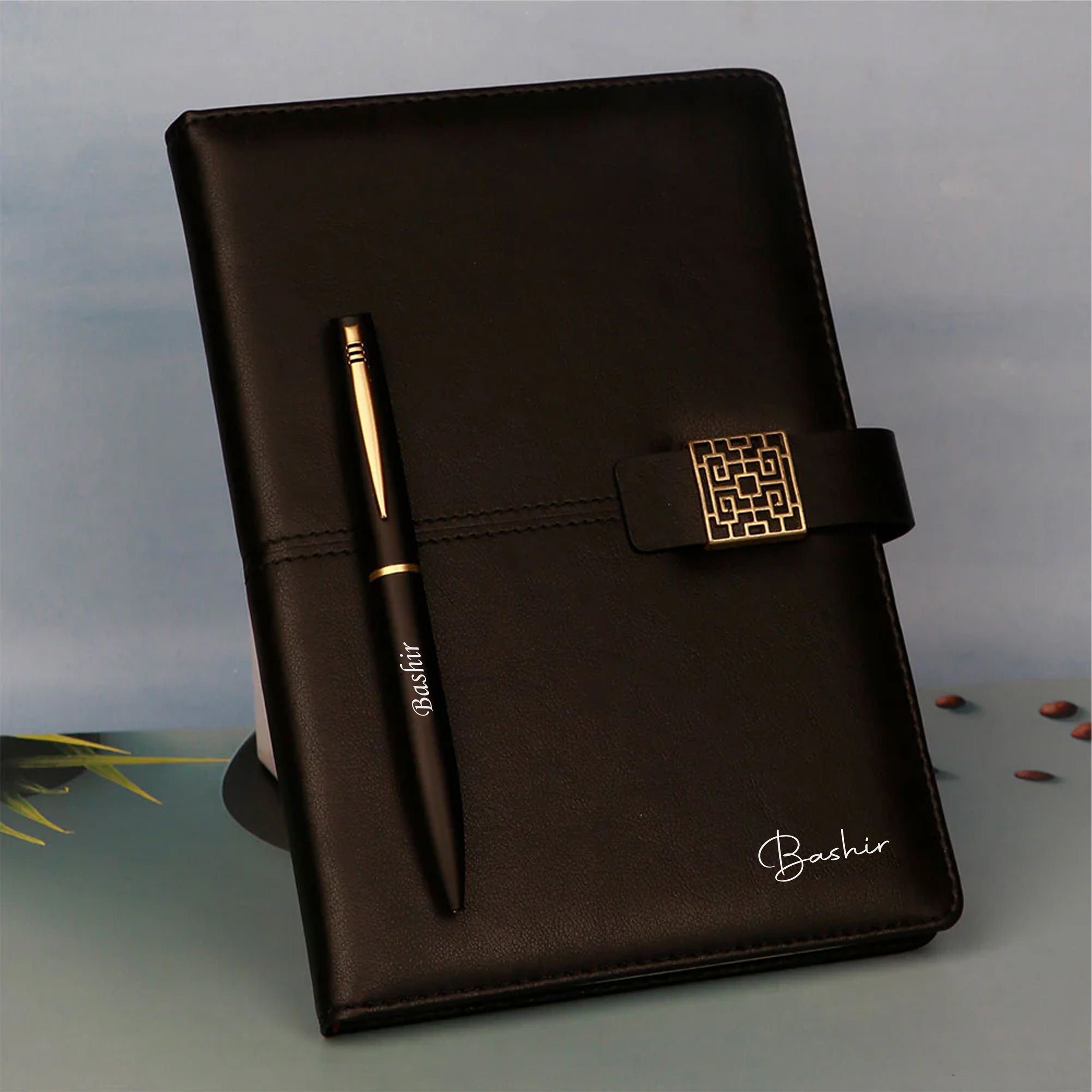 Personalized Flip Lock Diary & Pen Gift Set