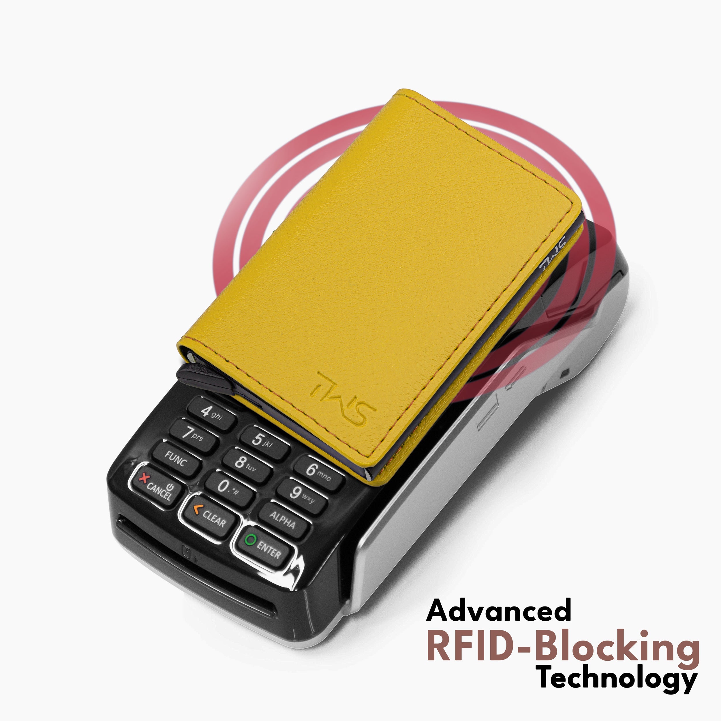 Vivid Vault RFID Protected Metal Cardholder - Yellow