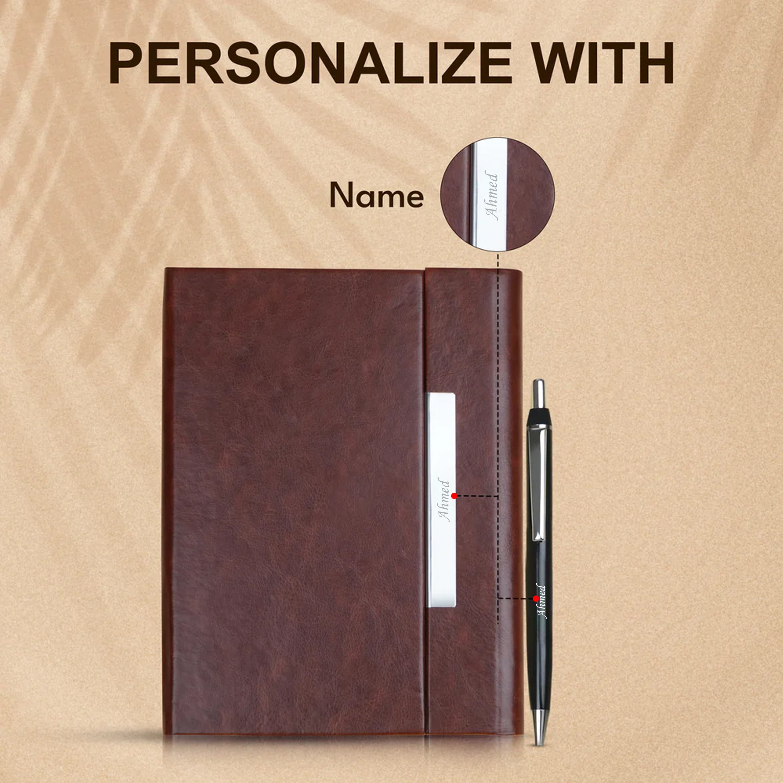 Personalized Diary & Pen Writing Set