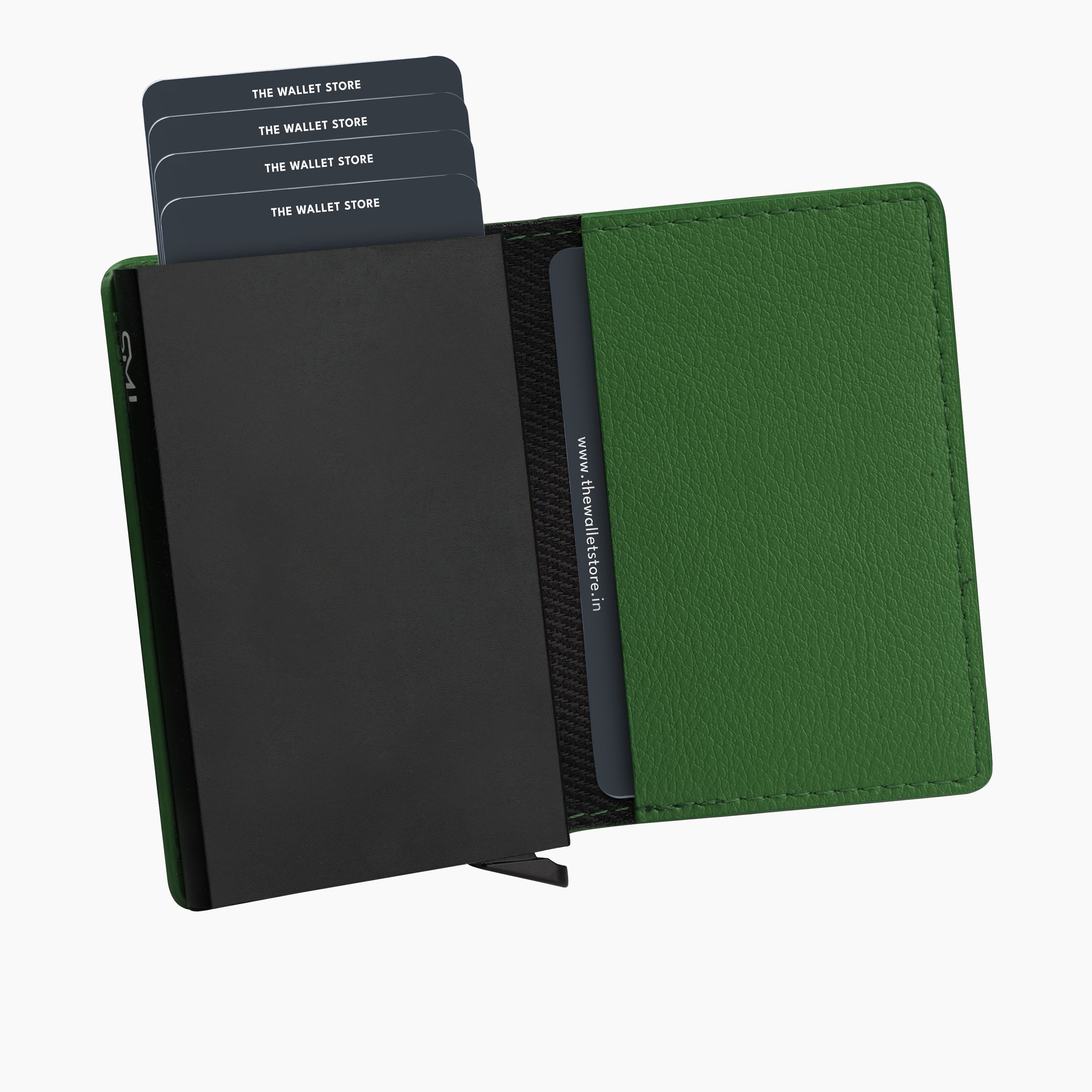 Vivid Vault RFID Protected Metal Cardholder - Green