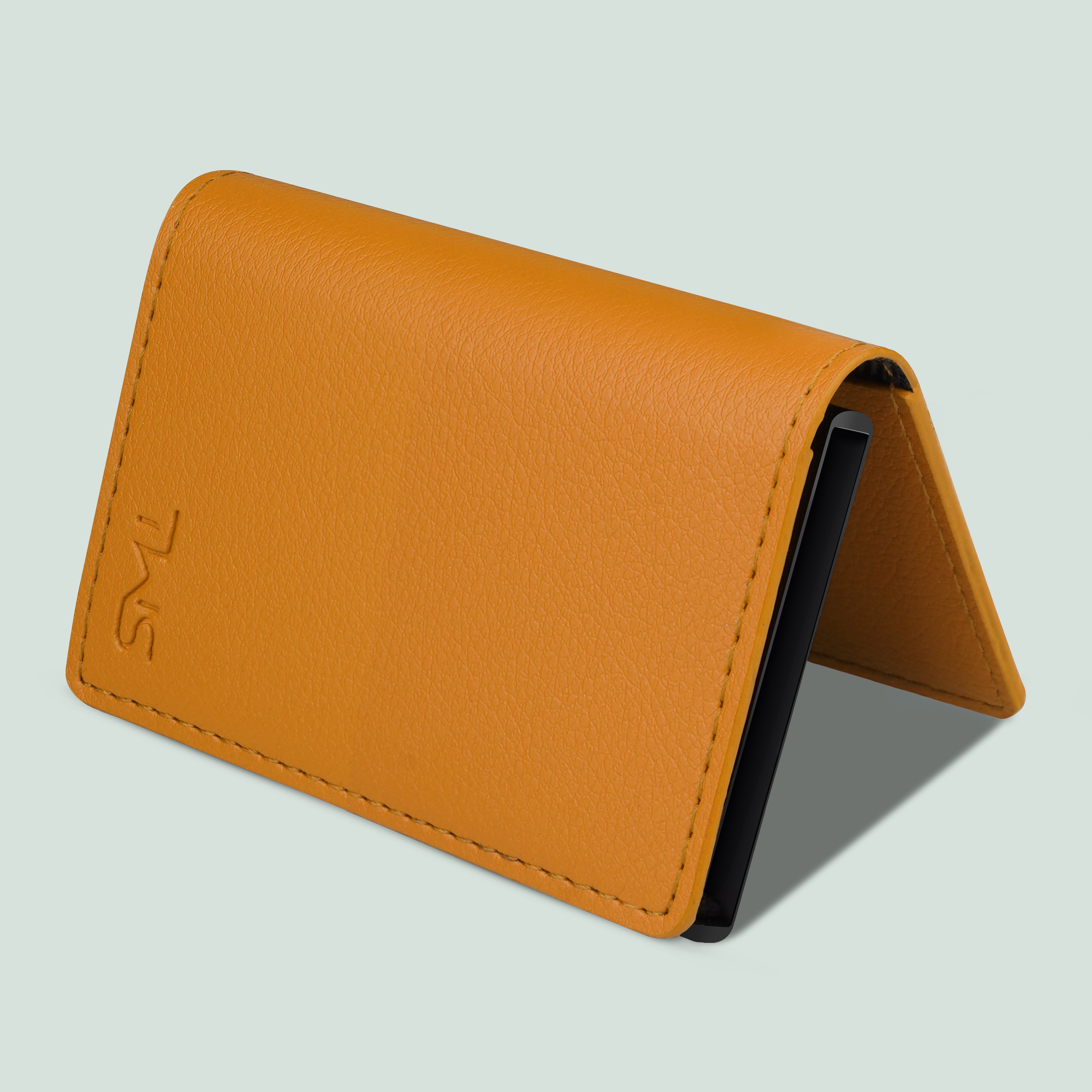 Vivid Vault RFID Protected Metal Cardholder - Mustard