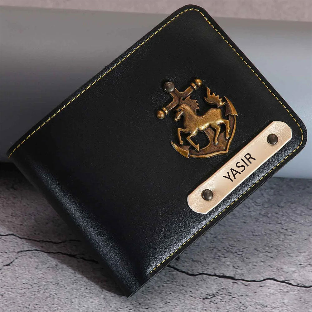 Customized Wallet With Name & Charm