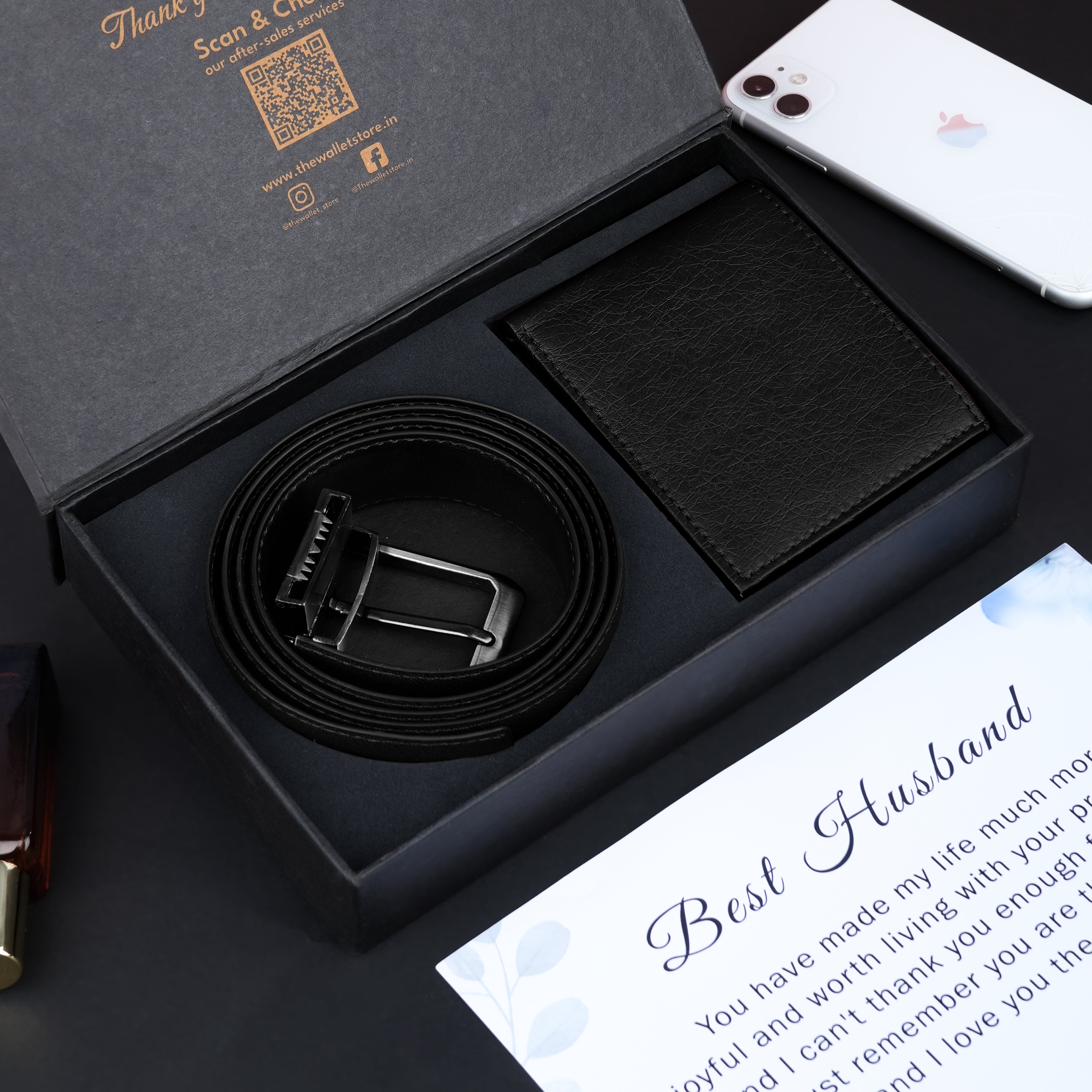 Premium Quality Wallet & Belt Gift Set For Men